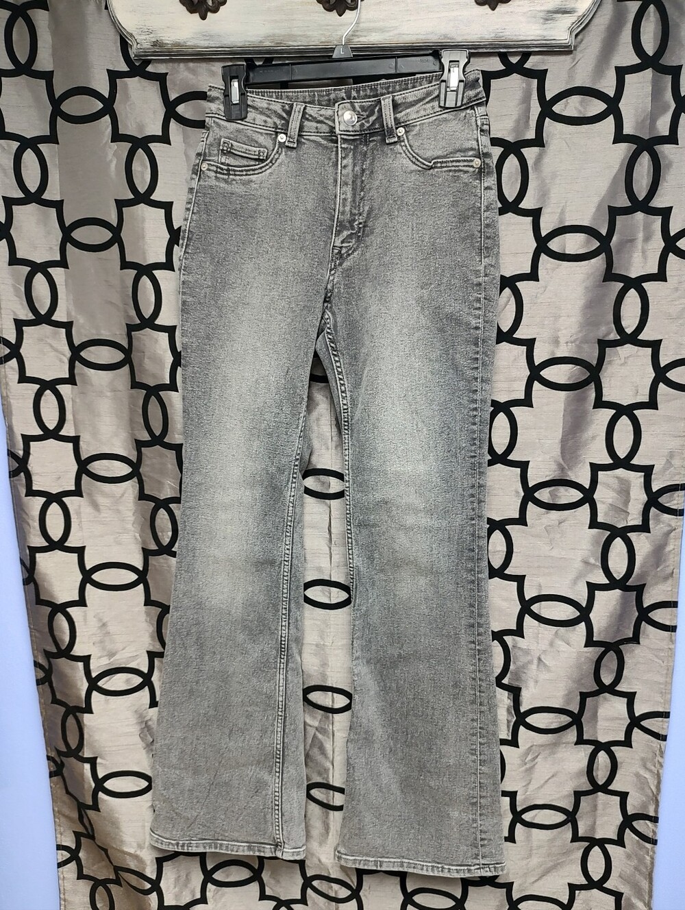 Divided Size 4 Gray Boot Flared Jeans